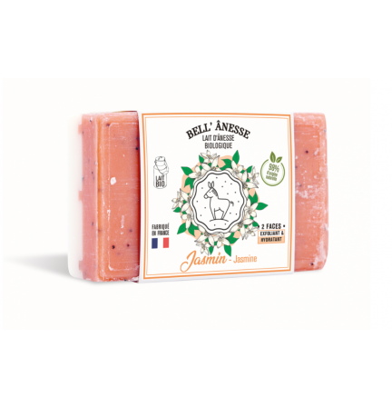 法國有機驢奶雙面皂 - 驢奶和茉莉花瓣