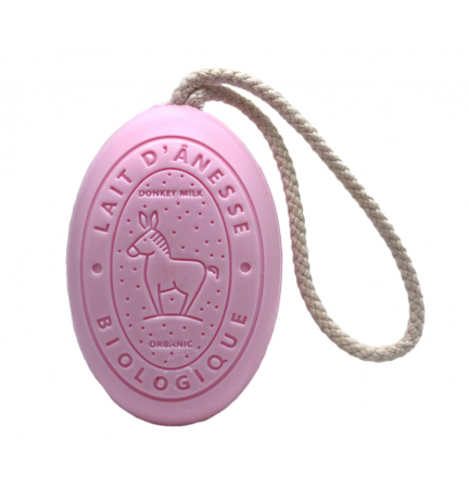 法國有機驢奶玫瑰掛繩皂