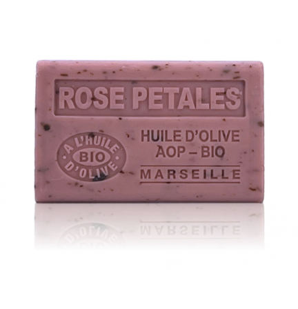 法國有機橄欖油乳木果皂 - 玫瑰花瓣
